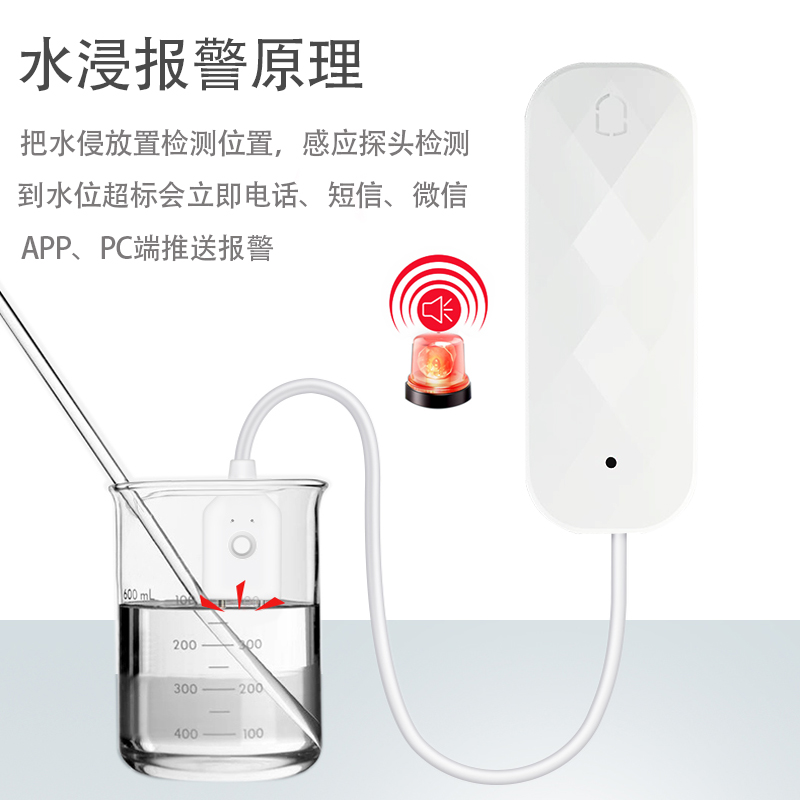 NB-IoT水浸探測傳感器物聯(lián)網(wǎng)漏水報警器SR-N06