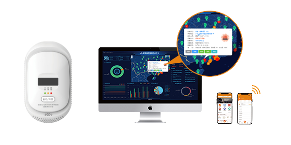 NB-IoT一氧化碳報(bào)警器家用煤氣泄漏探測器JM-CO-08N